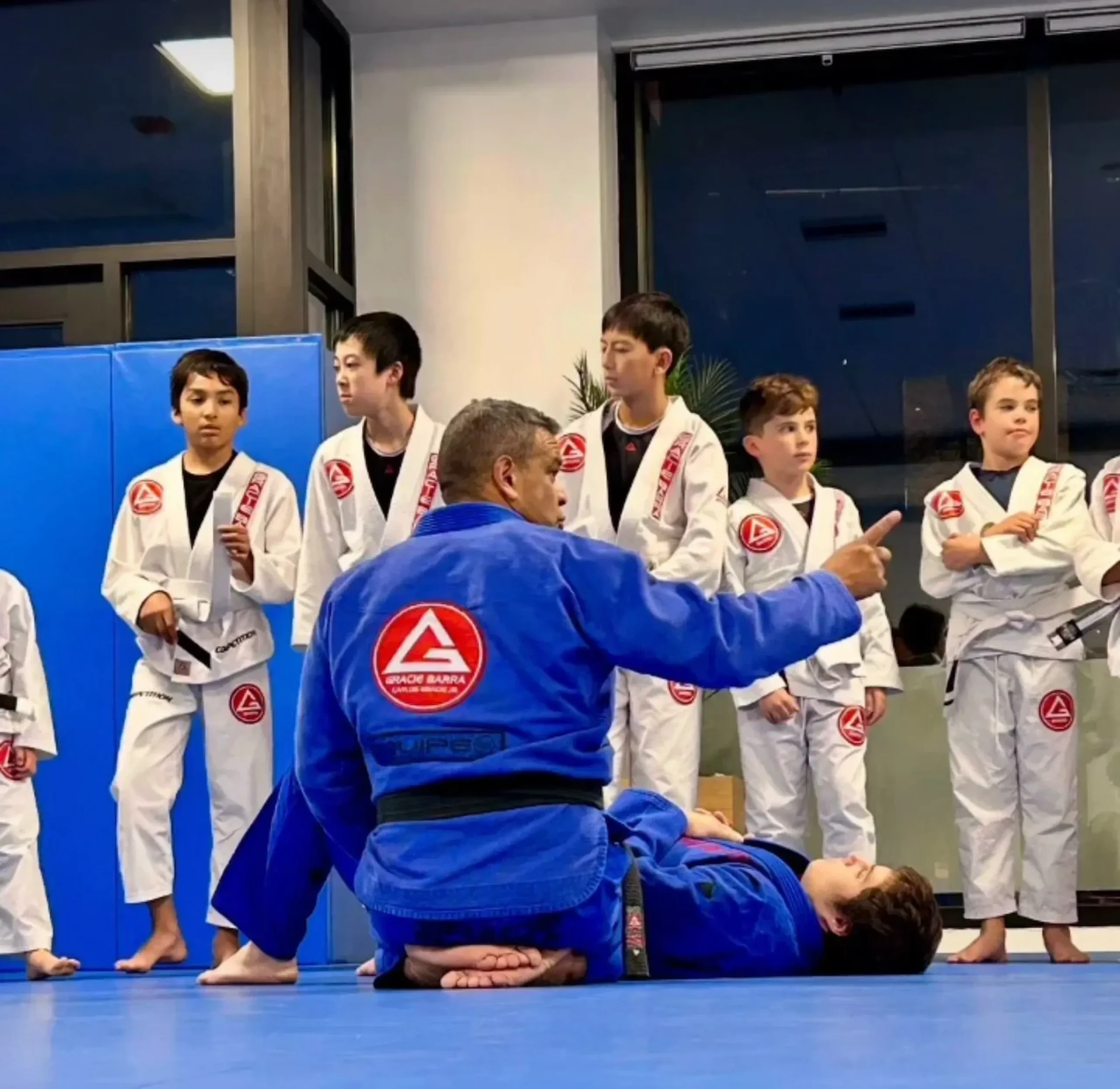 Gracie Barra Newton community at the academy